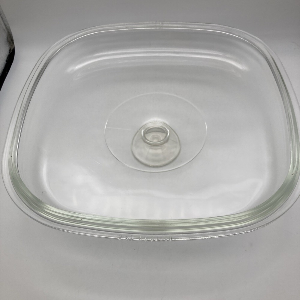 Vintage Pyrex Lid A-12-C A12C 4-B Replacement Glass Lid 10" No Chips Or Cracks - Picture 4 of 4